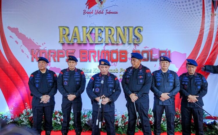 Buka Rakernis Brimob, Kapolri: Amankan Agenda Nasional Hingga Internasional