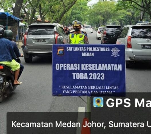 Hari Ke-8 Operasi Keselamatan Toba, Satlantas Polrestabes Medan Tegur dan Imbau Pengguna Jalan