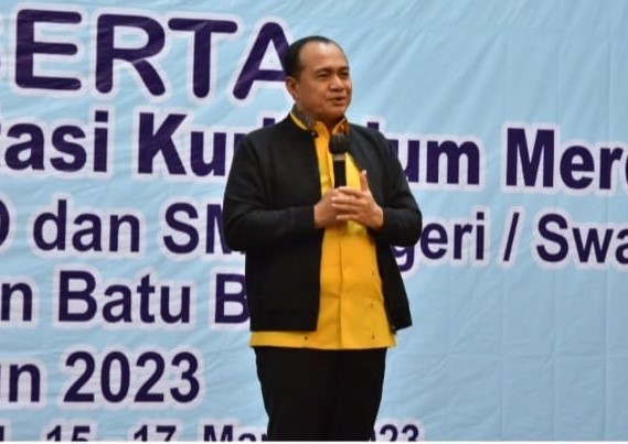  Hadiri Workshop Implementasi Kurikulum Merdeka, Bupati Batubara Harap Guru Berinovasi