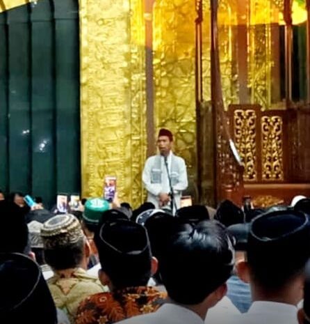  Polresta Kawal Tabligh Akbar UAS di Masjid Agung Pemkab Deli Serdang