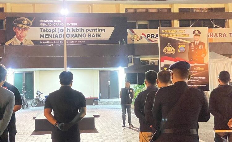  Ciptakan Rasa Aman di Malam Hari, Polrestabes Medan Bersama Polda Sumut Patroli Skala Besar