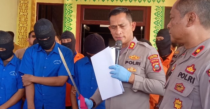 Tujuh Pelaku Geng Motor Diamankan Polres Pelabuhan Belawan