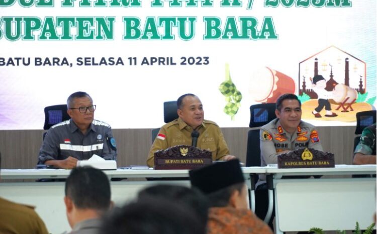  Gelar Rakor Lintas Sektoral, Forkopimda Batubara Bahas Mudik Idulfitri 1444H