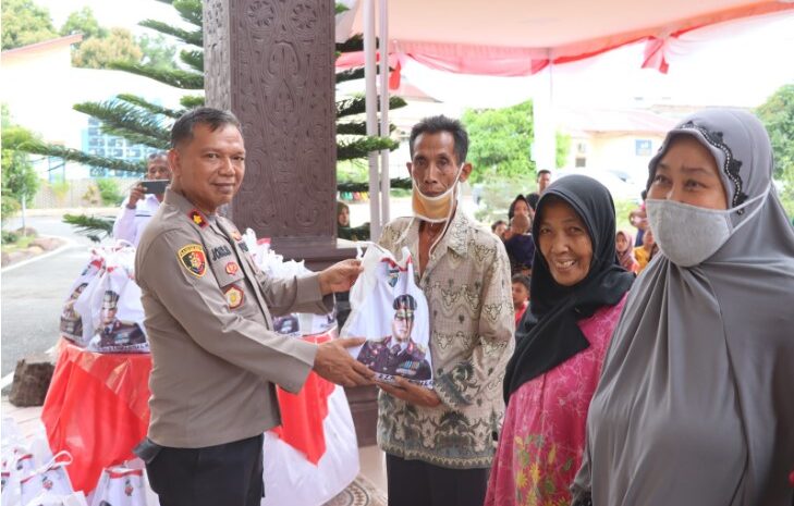 Polres Batubara Salurkan Bantuan Kapolda Sumut Kepada Warga Stunting