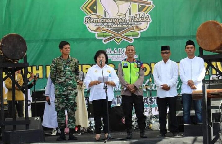 Festival Tabuh Bambu Bedug Generasi Muda Islam Dibuka Bupati Karo