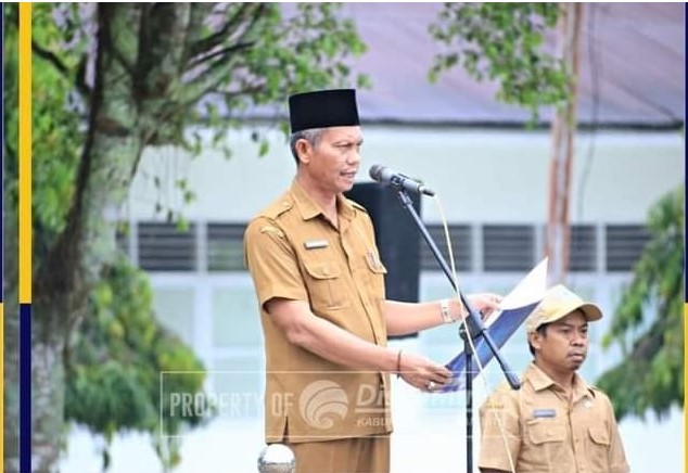 Asisten I Pimpin Apel Gabungan, Ini Pesan Bupati Labuhanbatu