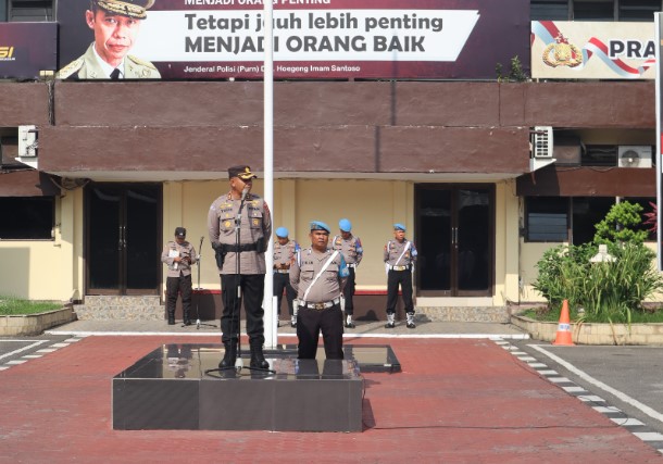  Pimpin Apel, Wakapolrestabes Medan Tekankan Anggota Atur Lalin di Pagi, Sore dan Malam Hari