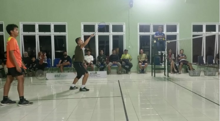  Dandim 1311/Mrw Resmi Buka Turnamen Bulu Tangkis Liga Ramadhan 2023