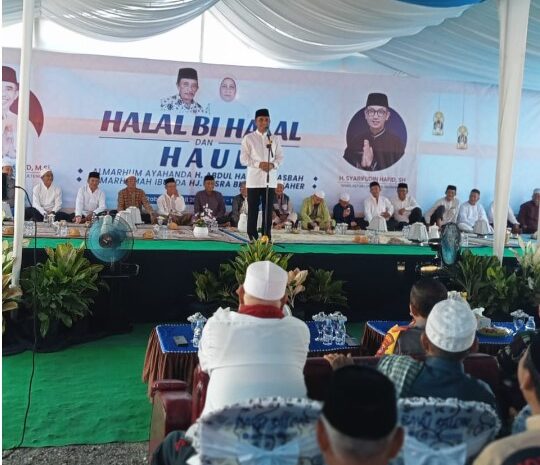 DR Anwar Hafid Bersama Syarifudin Hafid Gelar Halal Bilhalal dan Haul Almarhum Kedua Orang Tua