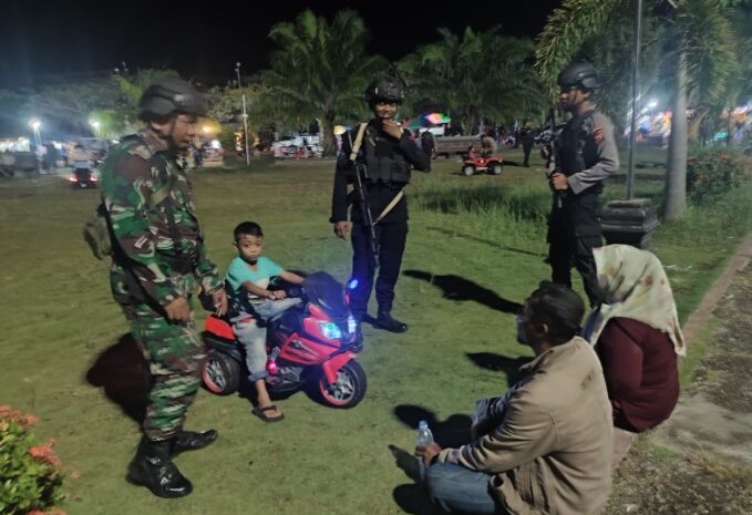 Kapolres Morowali Gelar Patroli Gabungan Bersama TNI Jaga Keamanan Kota Bungku