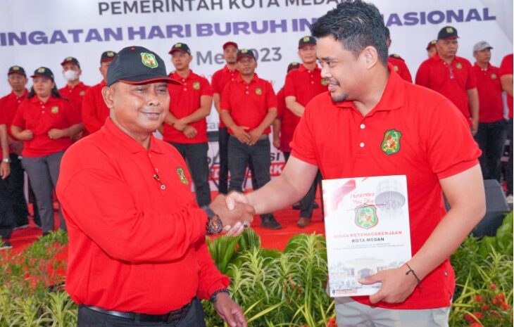 Di Peringatan May Day 2023, Bobby Nasution Ingin Perusahaan Cover 100% BPJS Kesehatan dan Ketenagakerjaan Pekerjanya