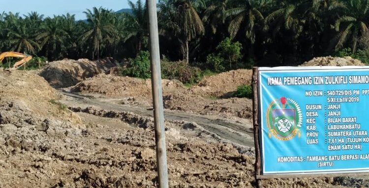  Izinnya Sudah Mati, Galian C di Desa Janji Labuhanbatu Terus Beroperasi