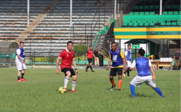  Laga Persahabatan Sepakbola Polrestabes Medan vs Jurnalis, Skor Akhir 5-3