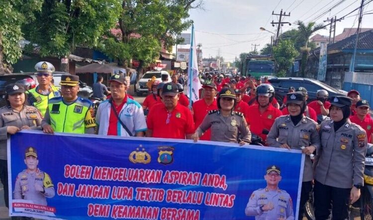 Polres Pelabuhan Belawan Kawal Pengamanan Hari Buruh Tahun 2023