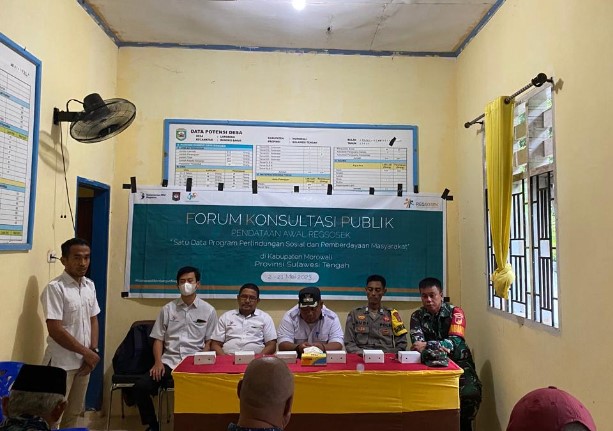 TNI Bersama Polri Gelar Forum Konsultasi Publik, Satu Data Program Sosial dan Pemberdayaan Masyarakat di Morowali