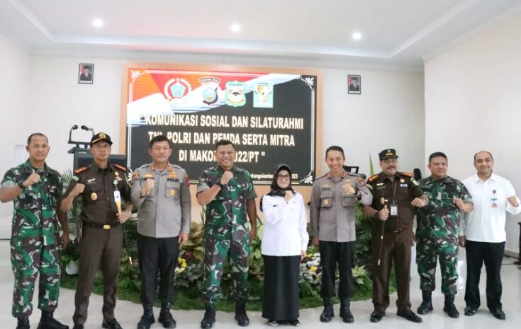  Kapolres Simalungun Hadiri Acara Silaturahmi Bersama TNI-Polri, Pemda dan Mitra di Makorem 022/PT