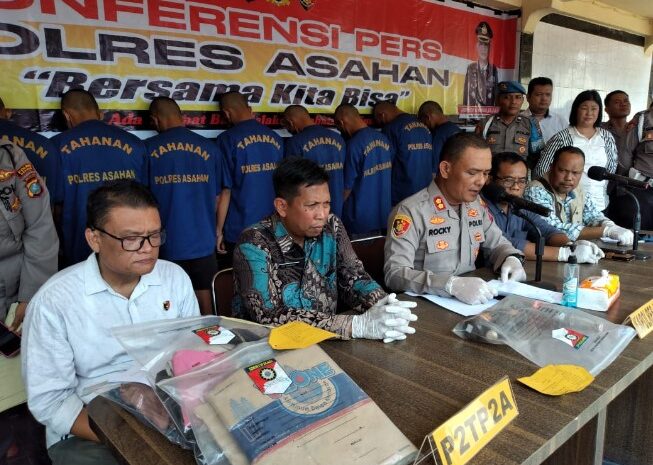  Polres Asahan Ringkus 10 Pelaku Rudapaksa ABG