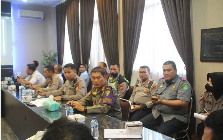  Wakapolrestabes Medan Hadiri Rapat Pengamanan HUT Ke-43 Dewan Kerajinan Nasional