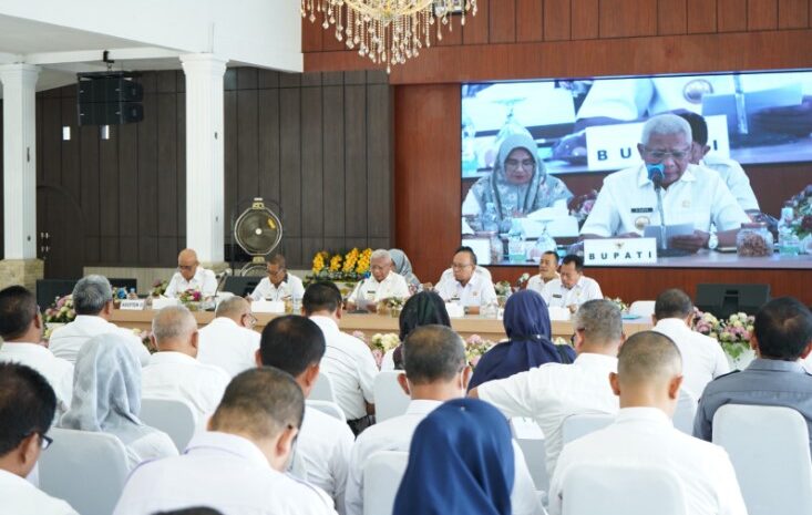  Buka Rakorpem, Bupati Asahan Minta OPD dan Para Camat Bekerja Maksimal