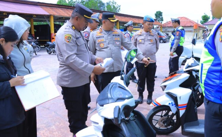 Kapolres Humbahas Cek Barang Inventaris Randis