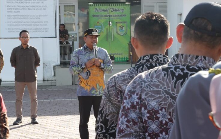  Pimpin Apel Gabungan, Bupati Sergai Minta ASN Jangan Percaya Oknum tidak Bertanggung Jawab