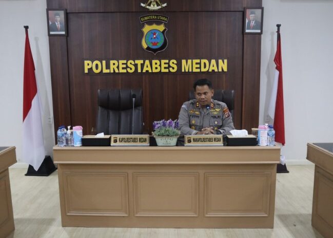  Wakapolrestabes Medan Beri Arahan kepada Personel