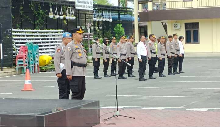  Kasat Binmas Polrestabes Medan Pimpin Apel Pagi, Ini Arahannya