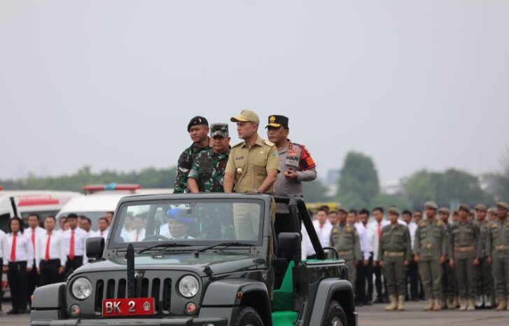  Forkopimda Sumut Apel Gelar Pasukan Kunjungan Ibu Negara dan Ibu Wakil Presiden Republik Indonesia