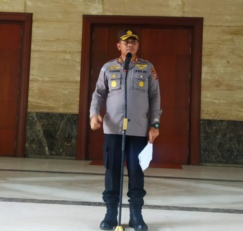  Wakapolrestabes Medan Pimpin Apel Pengamanan VVIP Kunjungan Ibu Negara di Wisma Benteng