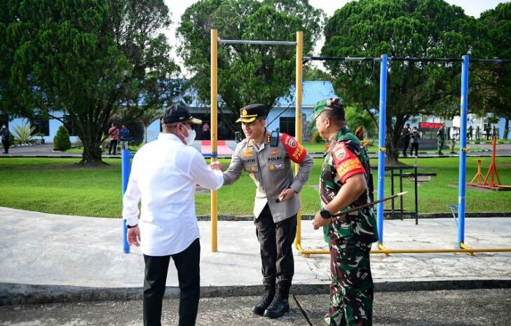  Kapolrestabes Medan Hadir di Lanud Soewondo Kawal Keberangkatan Presiden ke Labura