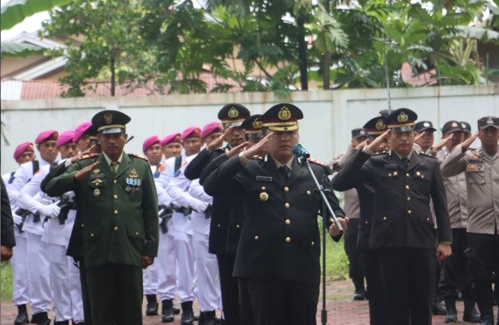 Kapolres Langkat Gelar Upacara Ziarah di TMP Pangkalan Berandan