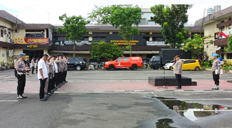  Kapolrestabes Medan Ingatkan Anggota Hindari Pelanggaran dan Jauhi Narkoba