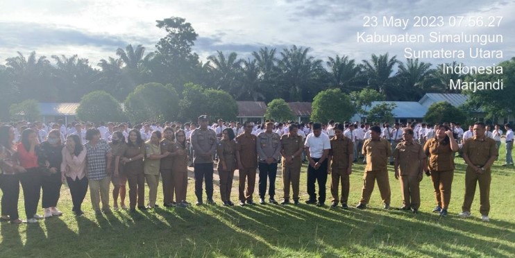  Police Goes to School, Wakapolres Binluh Ke SMA Negeri 1 Simalungun