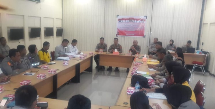  Tim Supervisi dan Asisten Fungsi Keuangan Polda Sumut Kunjungi Polrestabes Medan