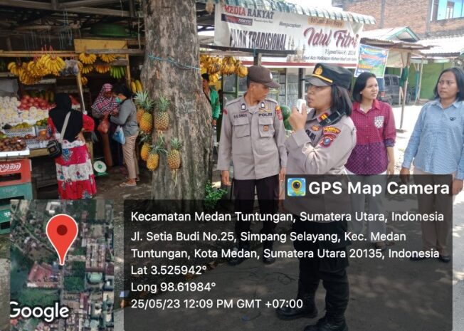 Kapolsek Medan Tuntungan Gelar Dialog Kamtibmas Cegah Curanmor di Lokasi Parkir