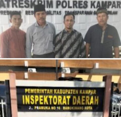  Ninik Mamak dan Ketua BPD Laporkan Kades Lubuk Siam Ke Penegak Hukum