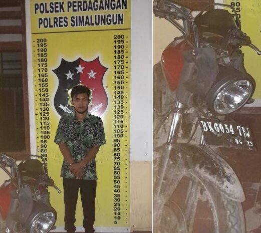  Sembunyi di Kebun Sawit, Seorang Pencuri “Nyerah” Disergap Polres Simalungun