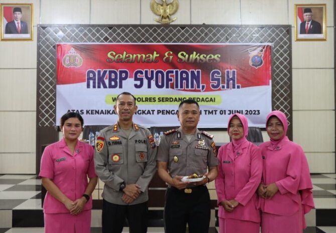  Wakapolres Sergai Sandang Pangkat AKBP