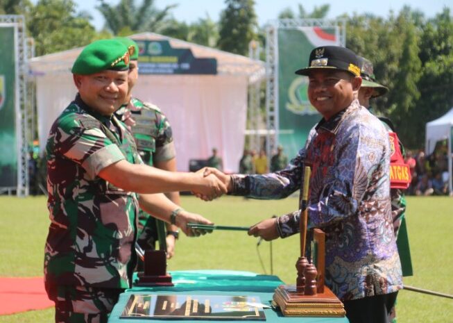 Di Penutupan TMMD ke-116, Bupati Sergai Terima Kehadiran KSAD Jendral Dudung Abdurachman