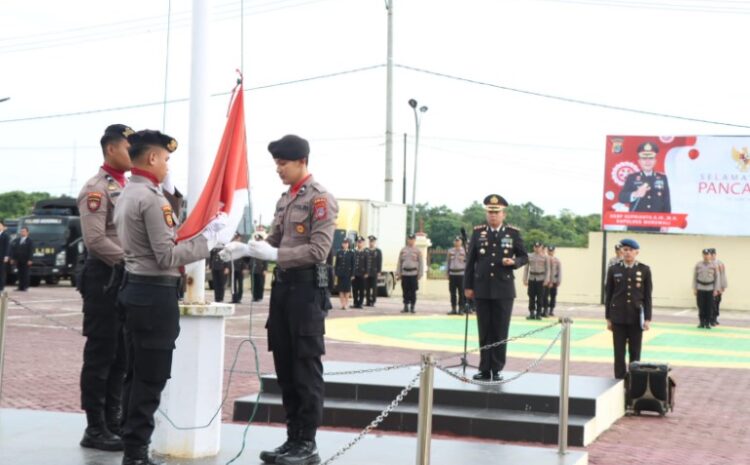 Polres Morowali Gelar Upacara Peringati Hari Lahir Pancasila