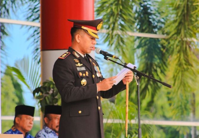 Kasdim 1307/Poso Hadiri Upacara Peringatan Harlah Pancasila