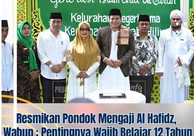  Wabup Labuhanbatu Berikan Wejangan di Peresmian Pondok Mengaji Al Hafidz