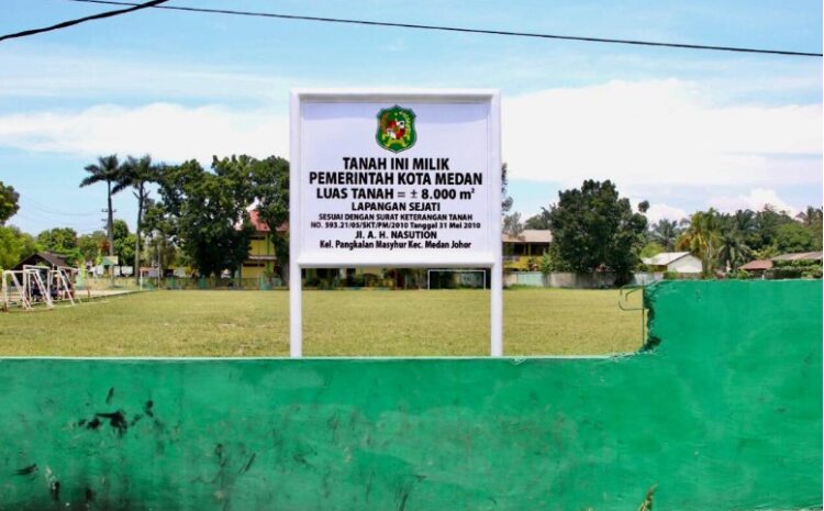 Pemko Medan Terima Sertifikat Hak Pakai Lapangan Sejati