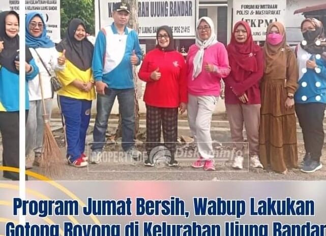  Jumat Bersih, Wabup Labuhanbatu Gotong Royong di Kelurahan Ujung Bandar