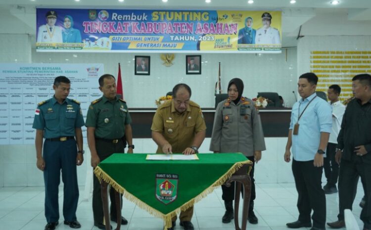  Wakil Bupati Asahan Buka Rembuk Stunting Tahun 2023