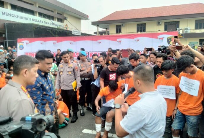  4 Pelaku Begal Bunuh Mahasiswa UMSU Ditembak Polrestabes Medan