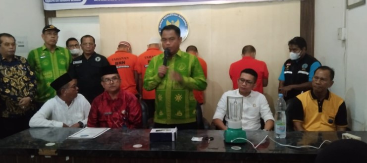 Bupati Darma Wijaya Hadiri Pemusnahan Narkoba di BNNK Sergai