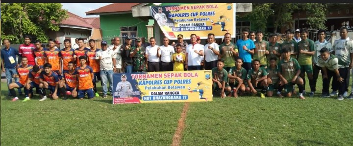 Sambut Hari Bhayangkara Ke-77, Turnamen Kapolres Cup Digelar