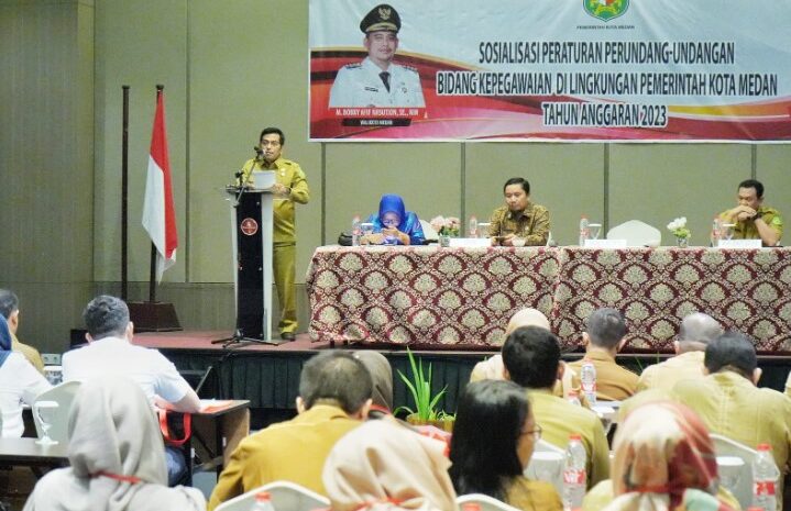  Tingkatkan Kompetensi ASN, BKPSDM Kota Medan Gelar Sosialisasi Peraturan Perundang-Undangan Bidang Kepegawaian