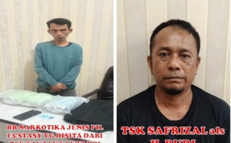  Polda Sumut Tangkap Kurir Ekstasi, 16.730 Butir Disita